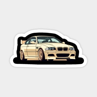 Beige BMW E46 M3 Magnet