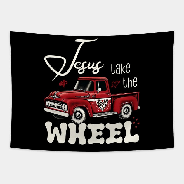 Jesus Take The Wheel Tapestry by Che Tam CHIPS