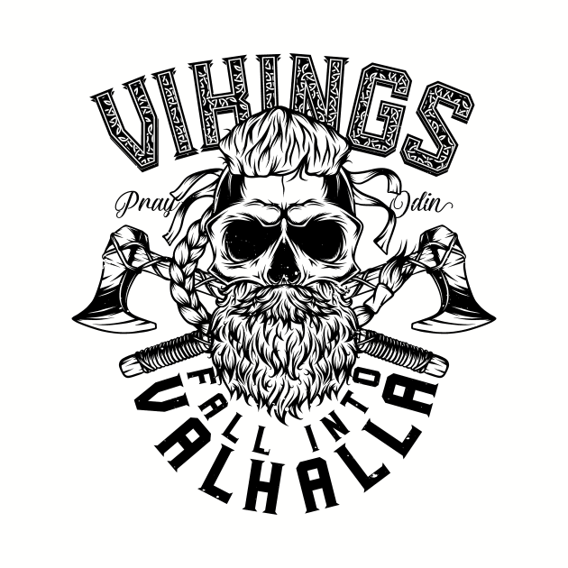 Vikings Fall Into Valhalla by Buy Custom Things