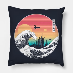 The Great Future Wave Pillow