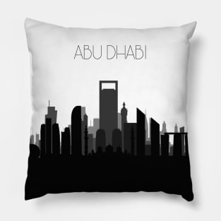 Abu Dhabi Skyline V2 Pillow