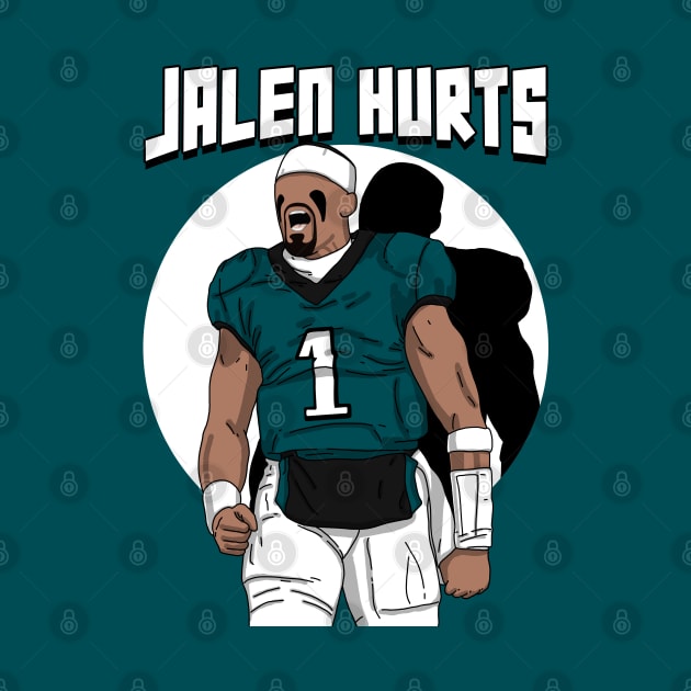 Jalen Hurts by Luna Illustration