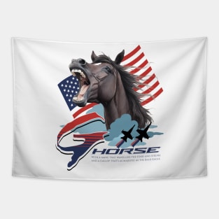 G Horse The Power of True Patriotism Tapestry