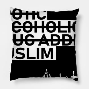 No drug, no alcohol, Muslim, religion Pillow