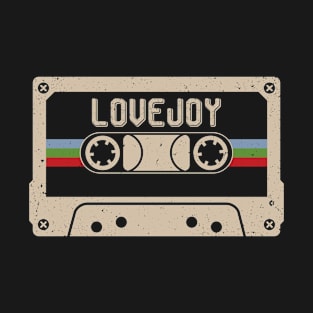 Personalized Lovejoy Name Birthday Vintage Cassette Tape T-Shirt