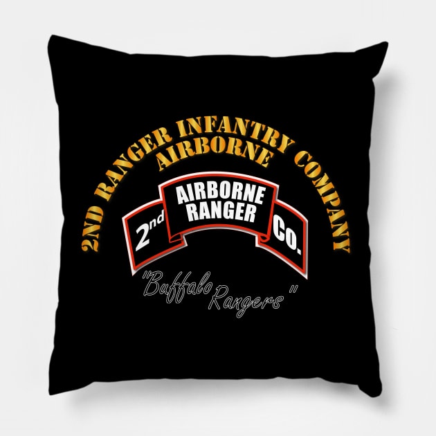 2nd Ranger Infantry Company - Airborne Pillow by twix123844