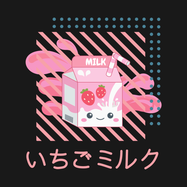 Kawaii Strawberry Milk Ichigo Miruku by AKawaiiPastels