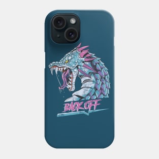 Distressed Back Off Dragon Phone Case