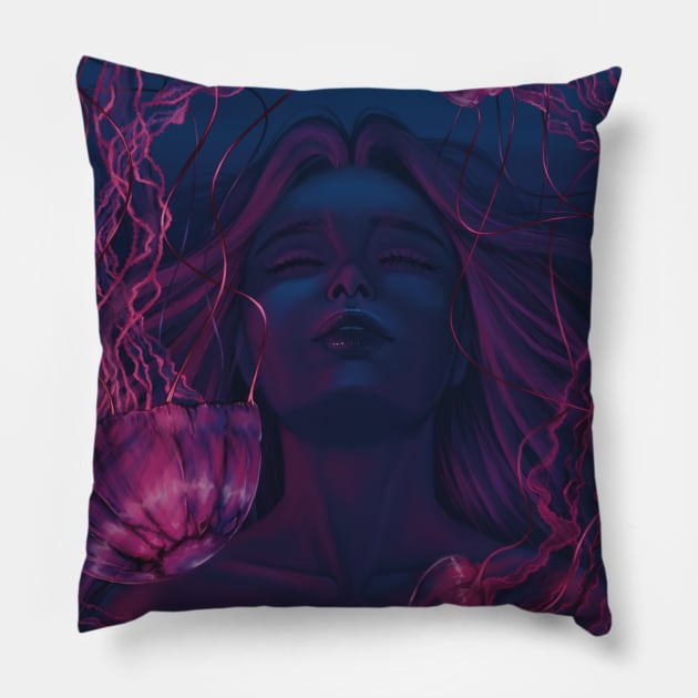 Sinking in poison Pillow by Designs by Twilight