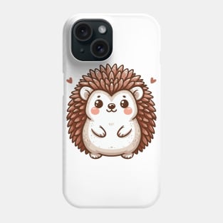 Adorable Hedgehog Charm Phone Case