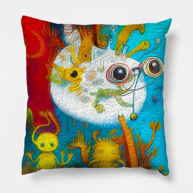 DIver Pillow by ANW