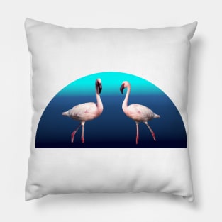 Flamingos - Birds - Kenya / Africa Pillow