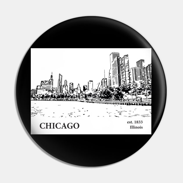 Chicago - Illinois Pin by Lakeric