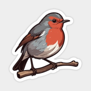 Red Robin Bird Magnet