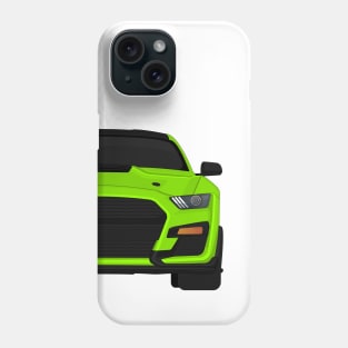 Shelby GT500 2020 Grabber-Lime + Black roof Phone Case