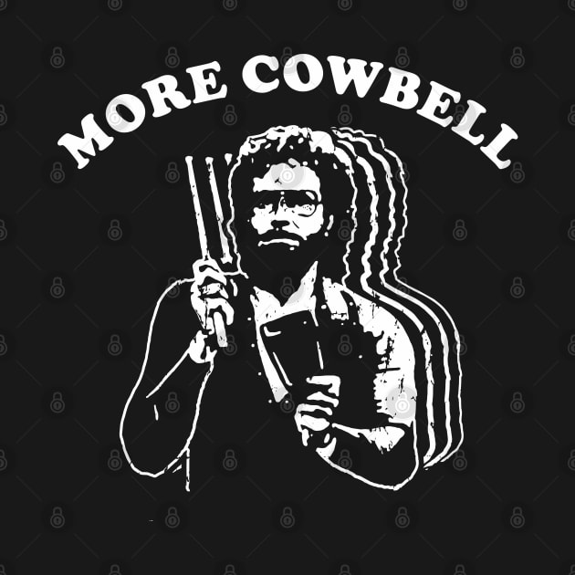 Funny More Cowbell Please Vintage Aesthetic Saturday Joke by dewinpal