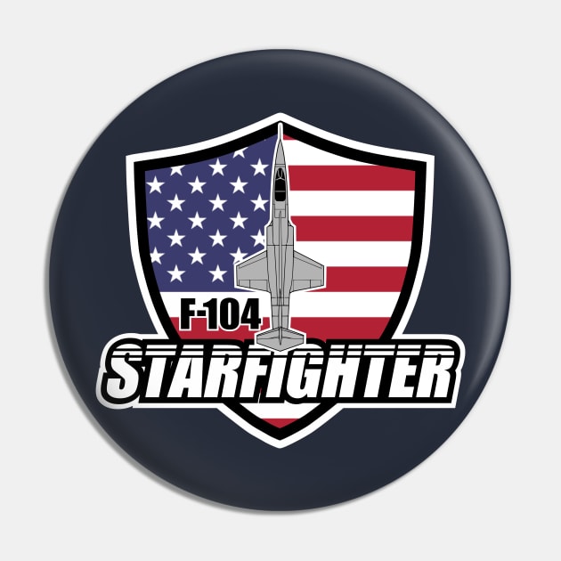 American F-104 Starfighter Pin by TCP