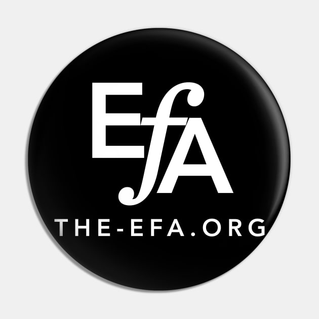 EFA URL logo in white Pin by EFAShop