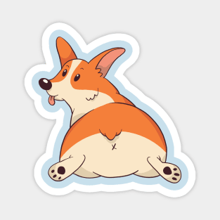 Cute Corgi Dog Magnet