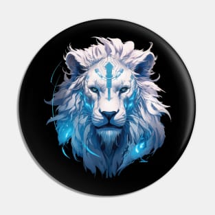 White Lion Pin