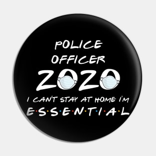 Police Officer 2020 Quarantine Gift Pin