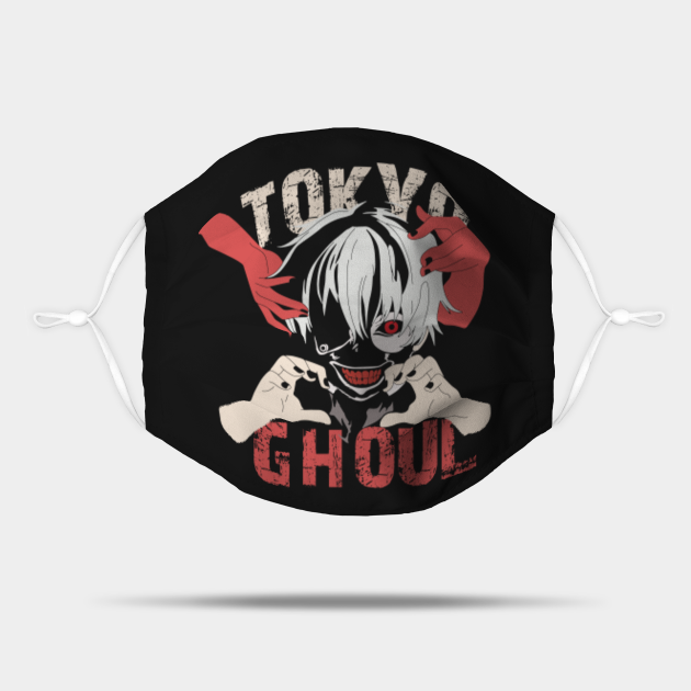 Ken Kaneki Tokyo Ghoul Anime Anime Mask Teepublic Uk Ken Kaneki Tokyo Ghoul Anime Anime Mask Teepublic Uk
