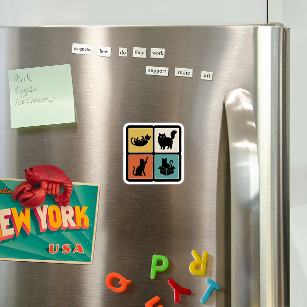 Four Black Cat Silhouettes Cat Lover by ArtistTee ⭐⭐⭐⭐⭐