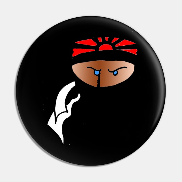 Face the Ninja Pin by TheWorldofWitt