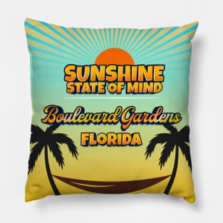 Boulevard Gardens Florida - Sunshine State of Mind Pillow