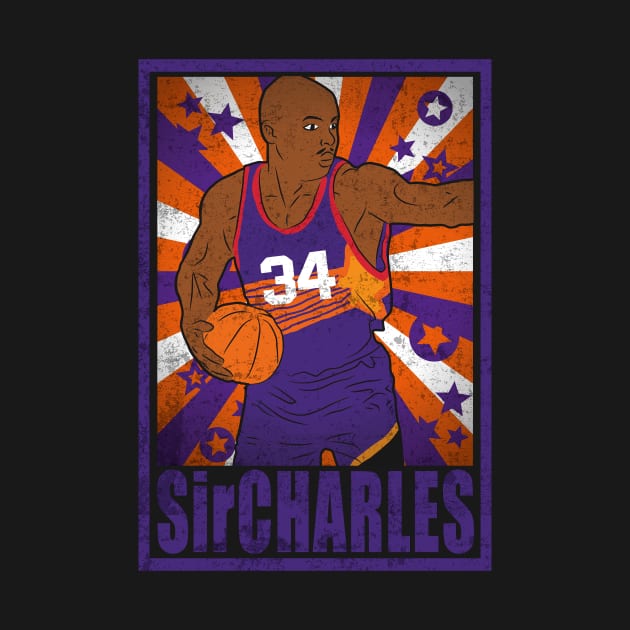 Barkley Basketball Sir Charles Phoenix 34 Legend by TEEWEB