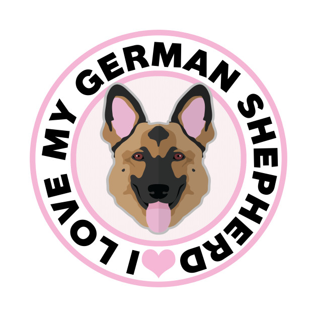 i love my german shepherd