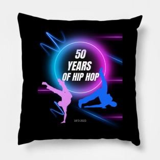 50 years of hip hop Pillow