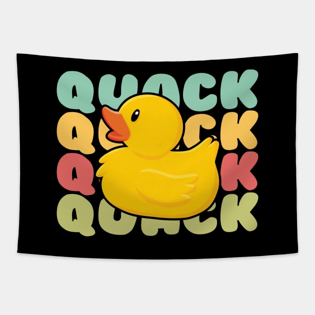 Quack Duck Tapestry by maxcode