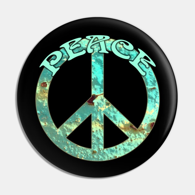 Peace Sign Pin by Heartsake