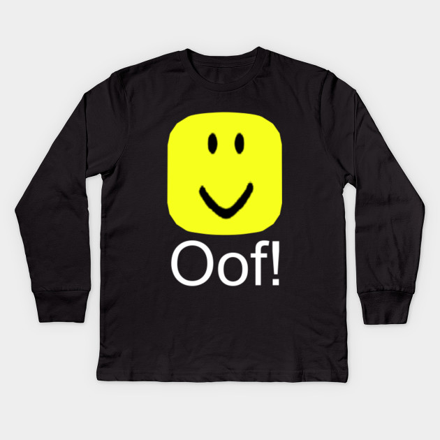 Roblox Oof Noob Head Meme Roblox Kinder Long Sleeve T Shirt Teepublic De - roblox oof noob head meme roblox tank top teepublic