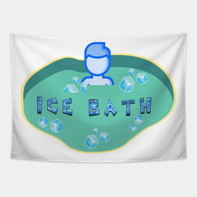 ICE BATH Tapestry by Kidrock96