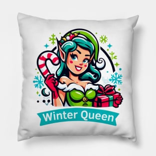 Winter Queen - Enchanting Holidays with the Magic of Winter Pillow