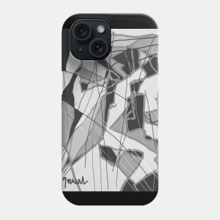 Black and white 1 Phone Case