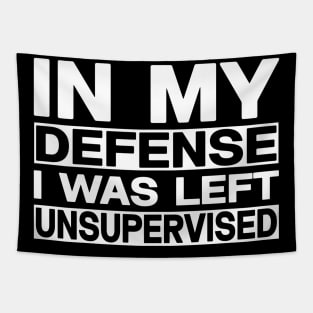 Funny in my defense i was left unsupervised Tapestry