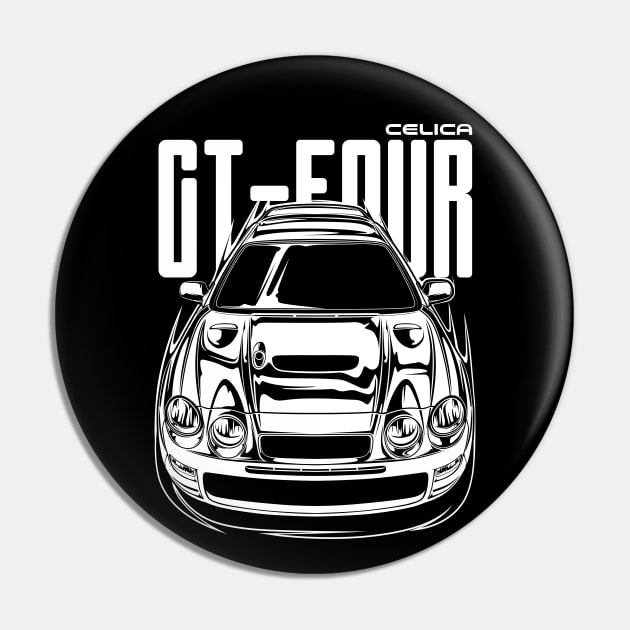 Toyota Celica GT-Four (White Print) Pin by idrdesign