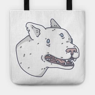 White doggo Tote