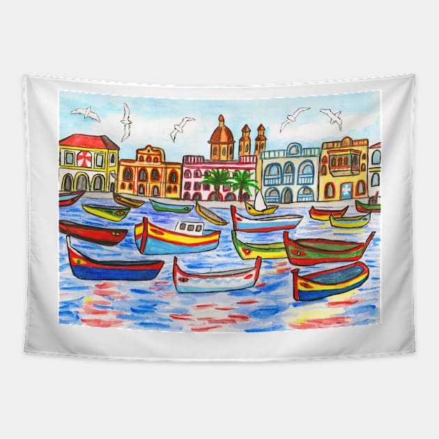 Malta Tapestry by IrinaAfonskaya