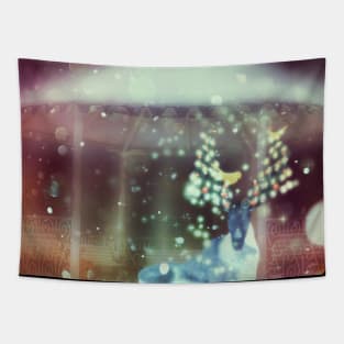 Magical Christmas Deer Tapestry