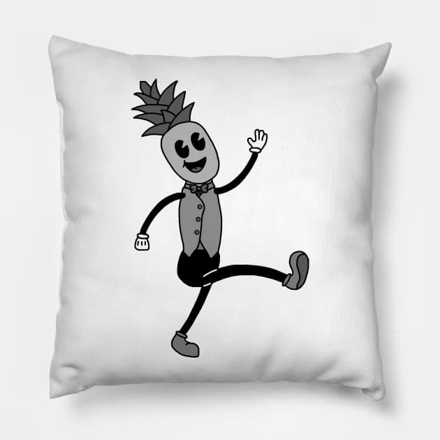 Vintage Pineapple Man Pillow by SpareFilm