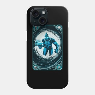 Super Hero Blue Man New Breed Card Collection Phone Case