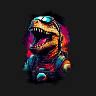 Dinosaurs In Space, Rex Cosmo Explorer. T-Shirt