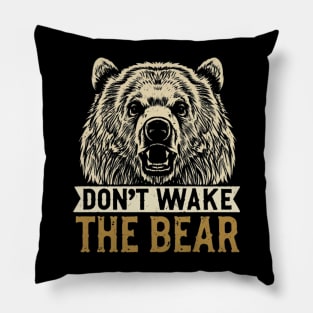 Don't Wake The Bear Vintage w Pillow