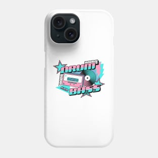 DRUM AND BASS  - 90s Steez (bubblegum pink/baby blue) Phone Case