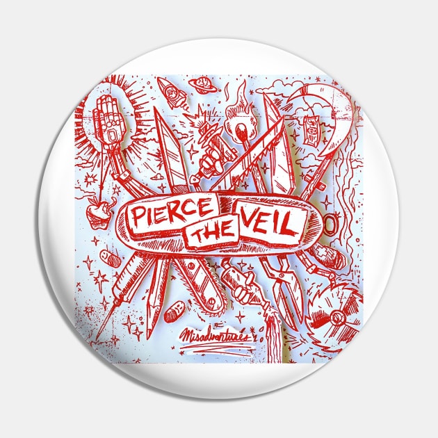 Pierce The Veil Pin by ProjectDogStudio