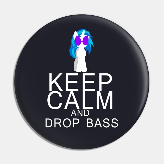 Vinyl Scratch/DJ Pon-3 - Keep Calm and Drop Bass Pin by SSXVegeta